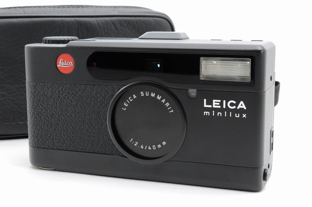 Mint Wcase Leica Minilux Film Camera Black Summarit 40mm F24 From Japa